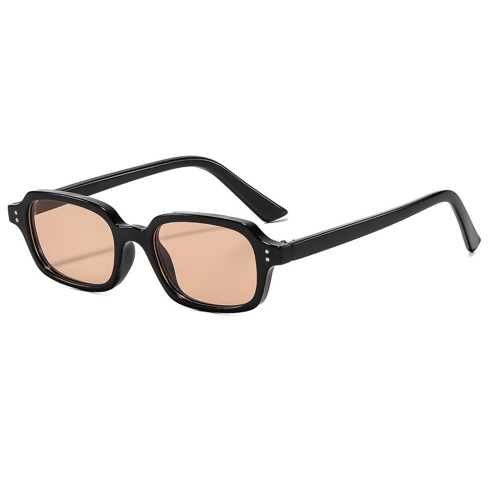 Retro Geometric Square Glasses For Outdoor Activities With Uv400 Antiuv Lens For Unisex