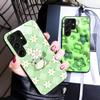 Милый чехол-жаба для телефона Samsung Galaxy A56 55 54 53 52 51 36 35 34 23 16 15 5G Стеклянная защитная крышка
