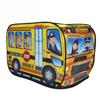 Foldable Game Play House Fire Truck Police Bus Pop Up Toy Tent Playhouse Cloth Gift For Children Firefighting Model Dopship
