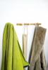 Wooden Hangers 8 for Clothes, Wall-mounted, Sauna, Towels, Pants, Beech