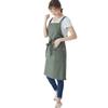 Hanging Neck Household Waterproof Apron Cotton Kitchen Apron Japanese-style Apron  Restaurant