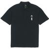 Adidas Solid Color Logo Badge Casual Sports Short Sleeve Polo Shirt Men Tops Black HE5164