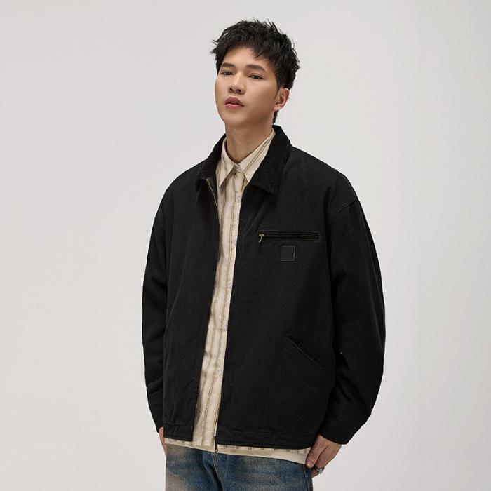 Американская Детройтская куртка Tooling Мужская куртка с лацканами в японском стиле Carhart Vintage, сезон