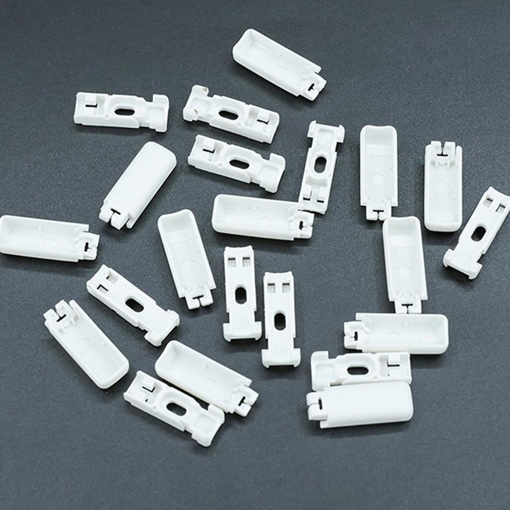 6PCS/Set Pleated Blind Spare Parts Clamp Carriers Tension Shoes For Tensioned Pleated Blinds For Adhesive Carriers