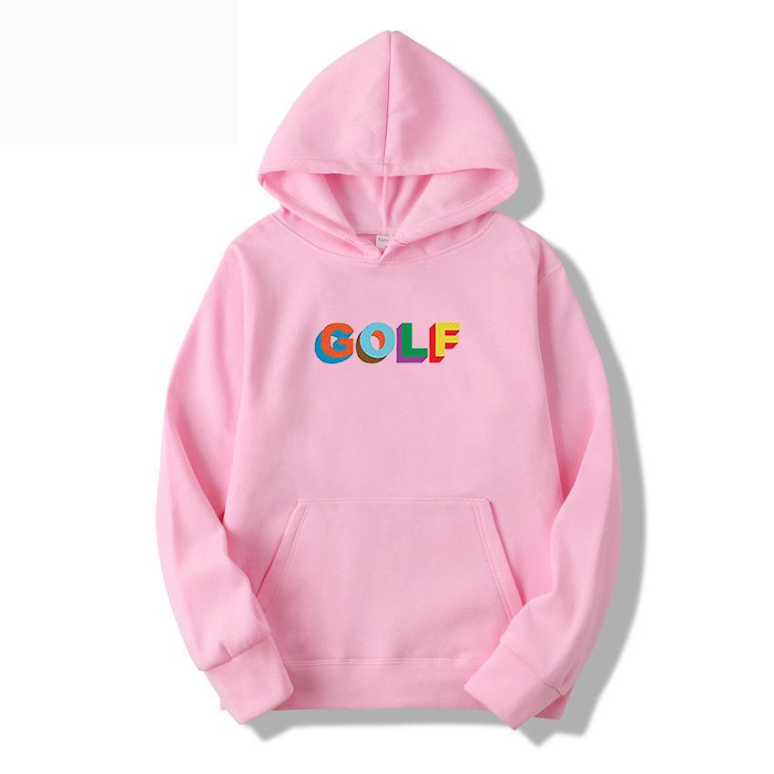 Однотонная флисовая толстовка с принтом букв Golf Wang - Спортивная одежда унисекс