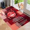 Soft Floor Carpet Aberdeen FC Pattern Area Rug Decorative Mat For Home Room Decoration