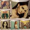 Скандинавская Винтажная Эстетика Чехол на Подушку Lana Del Rey Квадратная Подушка Спальня Диван Отдых Комфортная Подушка Автомобиль Домашний Декор