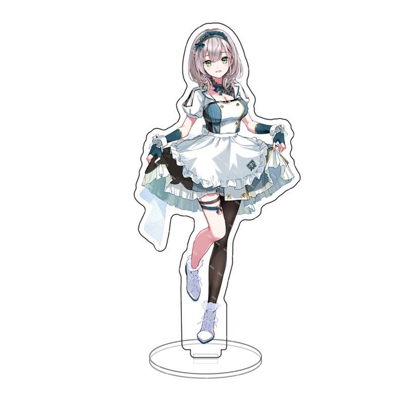 Японское аниме Hololive Vtuber, акриловая фигурка Usada Pekora Uruha Rushia Hosimati Suisei Inugami Korone, модель на подставке