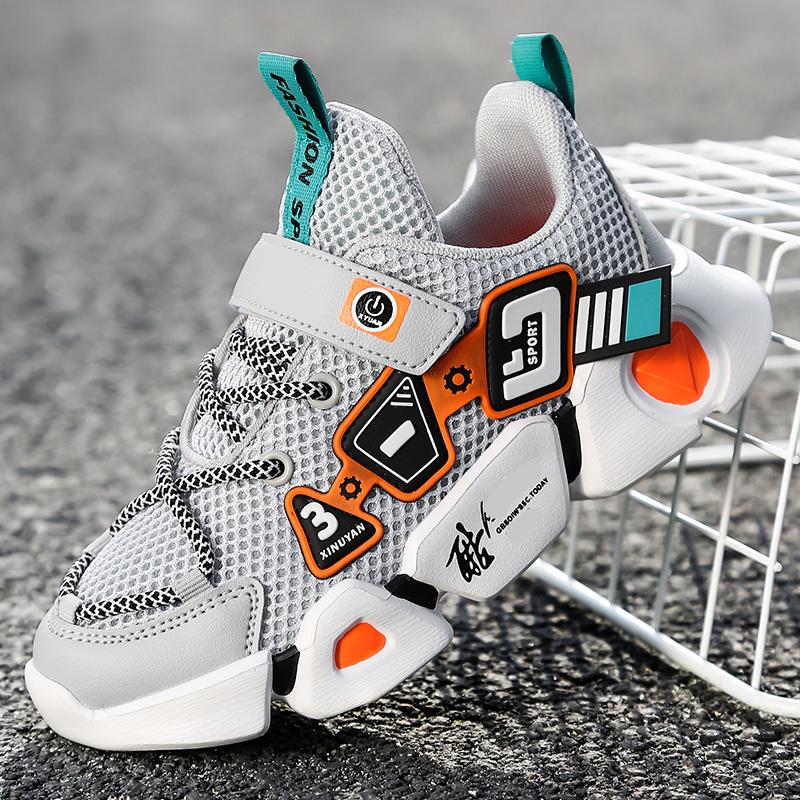 High Quality Spring Children'S Shoes Breathable Sneakers For Boys Fashion Lightweight Soft Bottom Running Shoe Tenis Infantil
