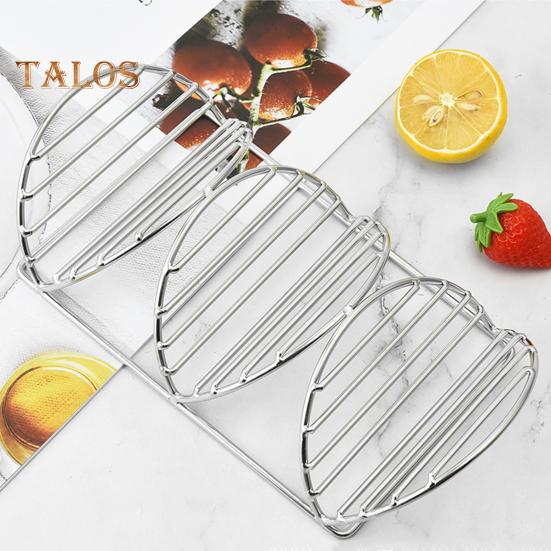 Stainless Steel Taco Holder Stands for 3 Tacos Rust-Proof Taco Tray Plates for Crispy Shells Heat-Resistant Burrito Stand for Holidays Outings