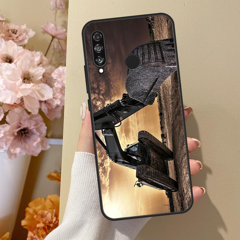 Чехол для экскаватора Honor 50 8X 9X 10i для Huawei P50 Pro P20 P40 P30 Lite P Smart 2021 Nova 5T