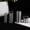 Titanium Mini Waterproof Pill Box Portable Pill Container Pill Storage Case