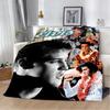 Elvis Presley Printed Throw Blanket Soft  Comfortable for Picnics Travel Home Use Perfect Birthday Gift