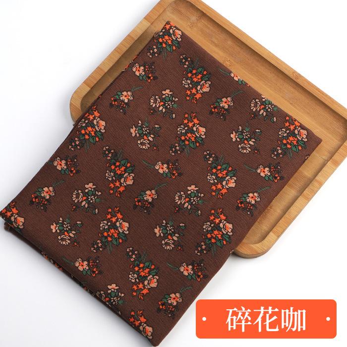 0,5 м / 1 м / 2 м Винтажная этническая хлопково-льняная ткань с принтом для скатертей, пледов на диван, платьев, ручной работы, DIY, ткани для одежды