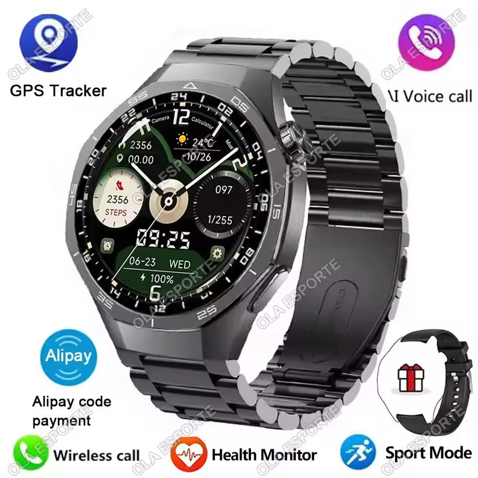 Новые часы Watch 5 Умные часы 5 Pro Мужские HD AMOLED Экран GPS Пульс Bluetooth Звонки IP68 Водонепроницаемые Мужские Умные часы Праздничные подарки