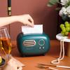 New Retro Radio Model Tissue Box Vintage Dispenser Storage Napkin Case Organizer Desktop Paper Holder Wet Wipes Decoration Boxes