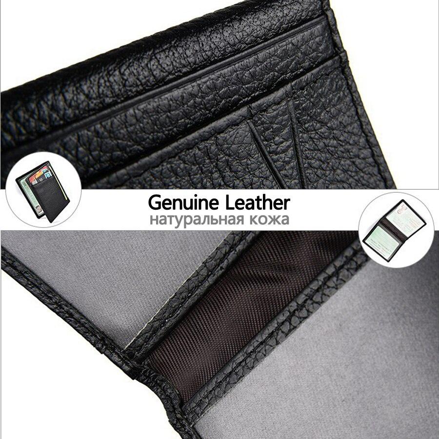 ID держатель для кредитных карт, мужской кожаный ультратонкий банковский кошелек для карт, кошелек, чехол для кредитной карты, натуральная кожа