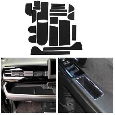 Резиновые коврики в карманы салона Honda для модели август 2017 декабрь, в слоты дверей, ПВХ, шумопоглощающие, резиновые, на пол, консоль, на заказ, для интерьера, доступны разные цвета