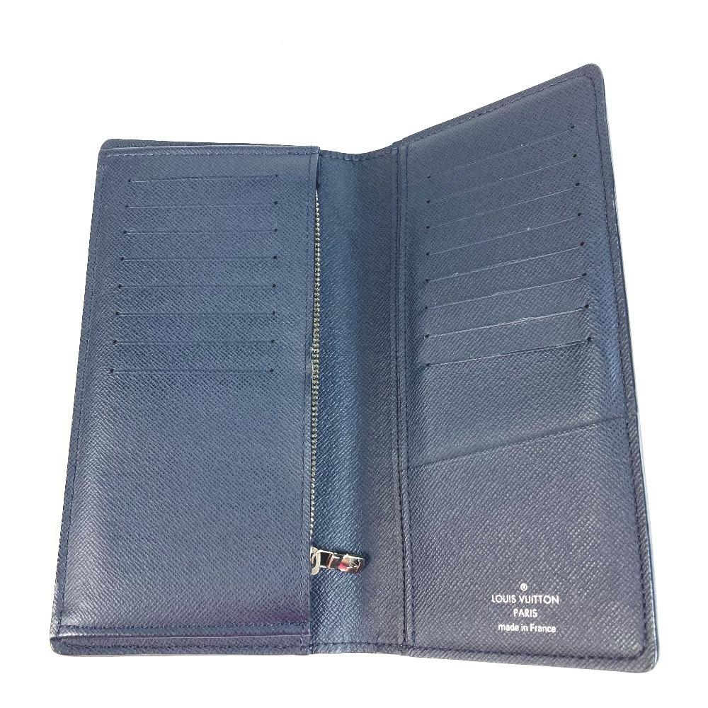 Louis Vuitton M30662 Taiga Portefeuilles Brazza bifold Long Wallet Taiga
