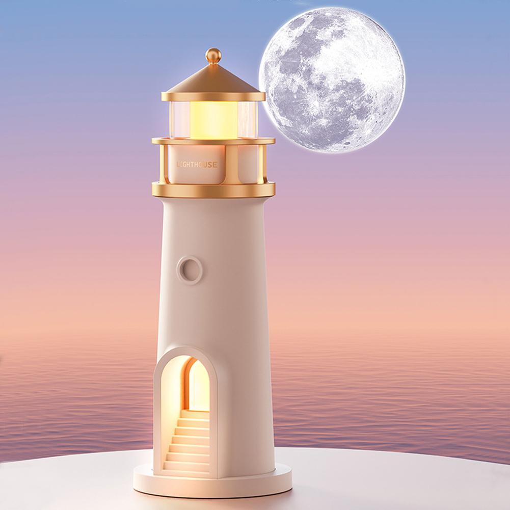 Lighthouse Projection Light Beacon Projector Light Small Night Light Creative Desktop Light for Living Room Bedroom