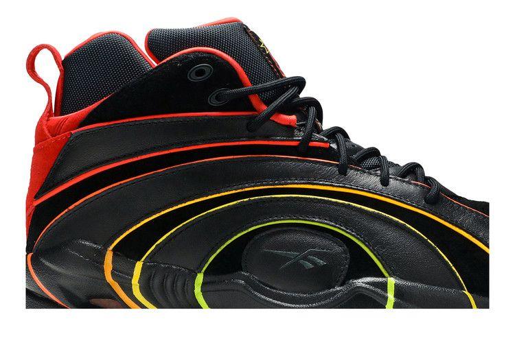 Мужские кроссовки Reebok Shaqnosis Hot Ones Черный/Истинно Серый 8-Кантонский Красный