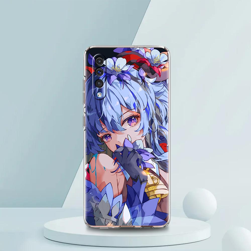 Чехол Genshin Impact Hu Tao Xiao для Samsung A54 A52 A50 A70 A10 A30 A40 A20S A20E A02S A12 A14 A22 A42 A72 A34 A32 5G A04s