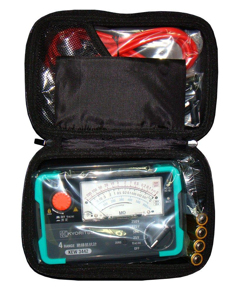 Электросчетчик Kyoritsu Kyumeg 4 диапазона измеритель сопротивления изоляции (КЁРИЦУ) (25В/50В/125В/250В) модель.3442
