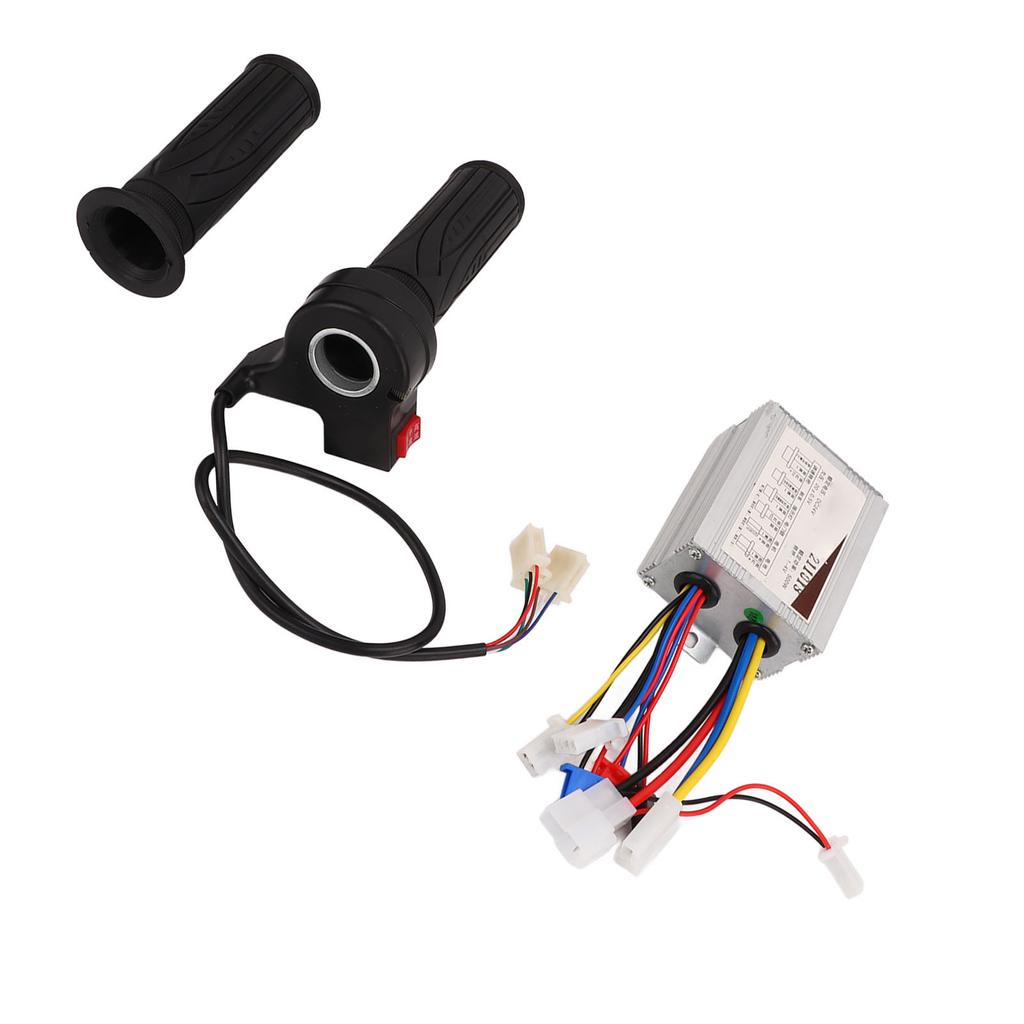 24V500W алюминиевый сплав матовый регулятор скорости комплект с 3 скоростной ручкой дроссельной заслонки для электромобиля