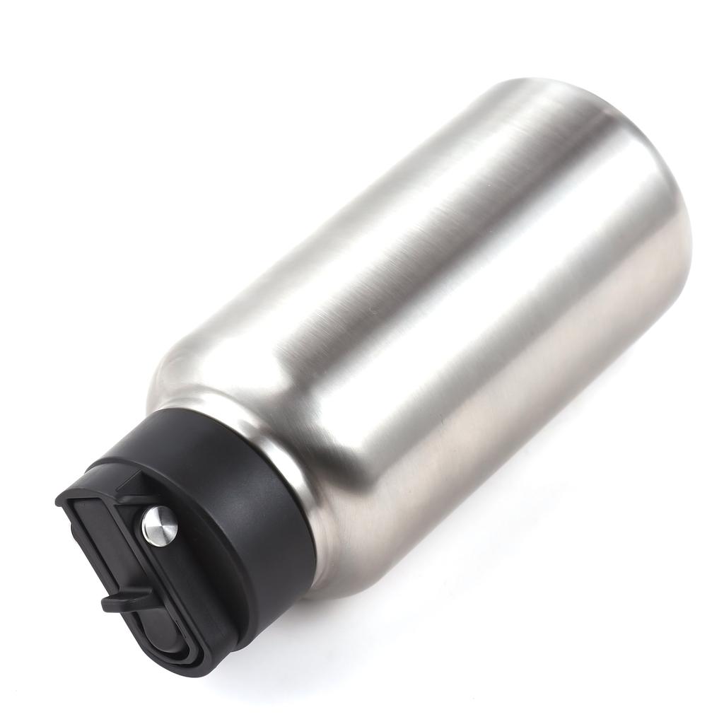 1050ml Stainless Steel Water Bottle Leak Proof Sports Bottle with Straw Lid for Outdoor Camping