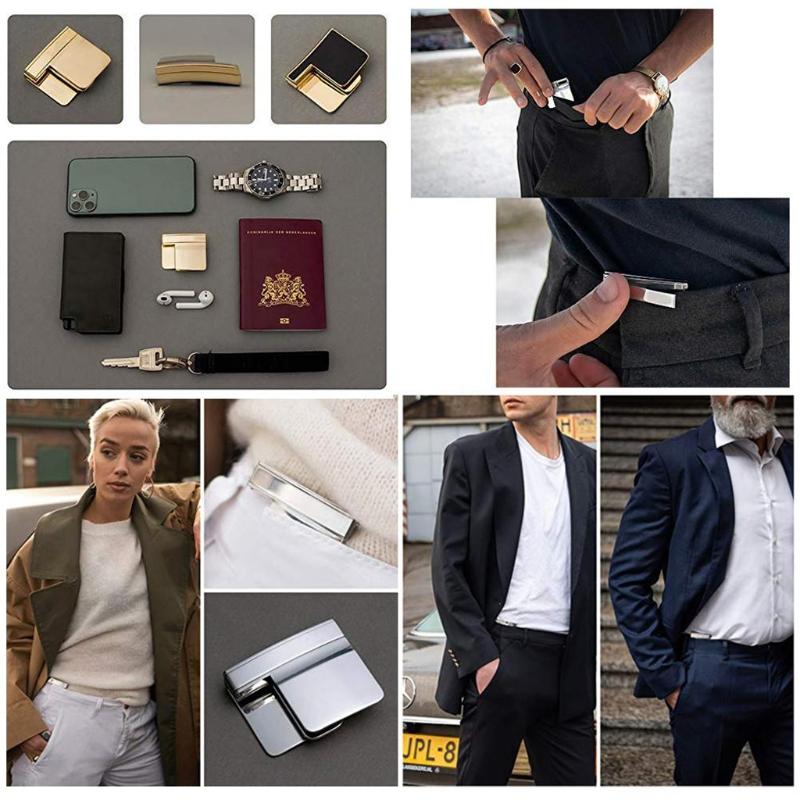 Многофункциональный зажим для ремня из цинкового сплава, ленивый ремень, беспроводная пряжка, ремень-афера, поясной ремень для брюк, юбок, костюма с футболкой