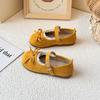 Fashionable Soft Bottom Butterfly Knot Anti-Slip Children's Shoes Spring Autumn New Korean Style Girls Flat Sandals Baby