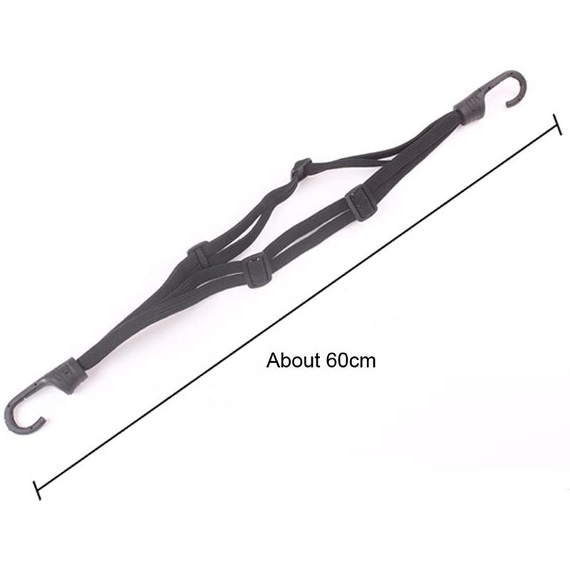 60 СМ Ремни для мотоциклетного шлема Мотоциклетная багажная веревка Выдвижная эластичная веревка Фиксирующий ремень Мотоциклетное оборудование Аксессуары