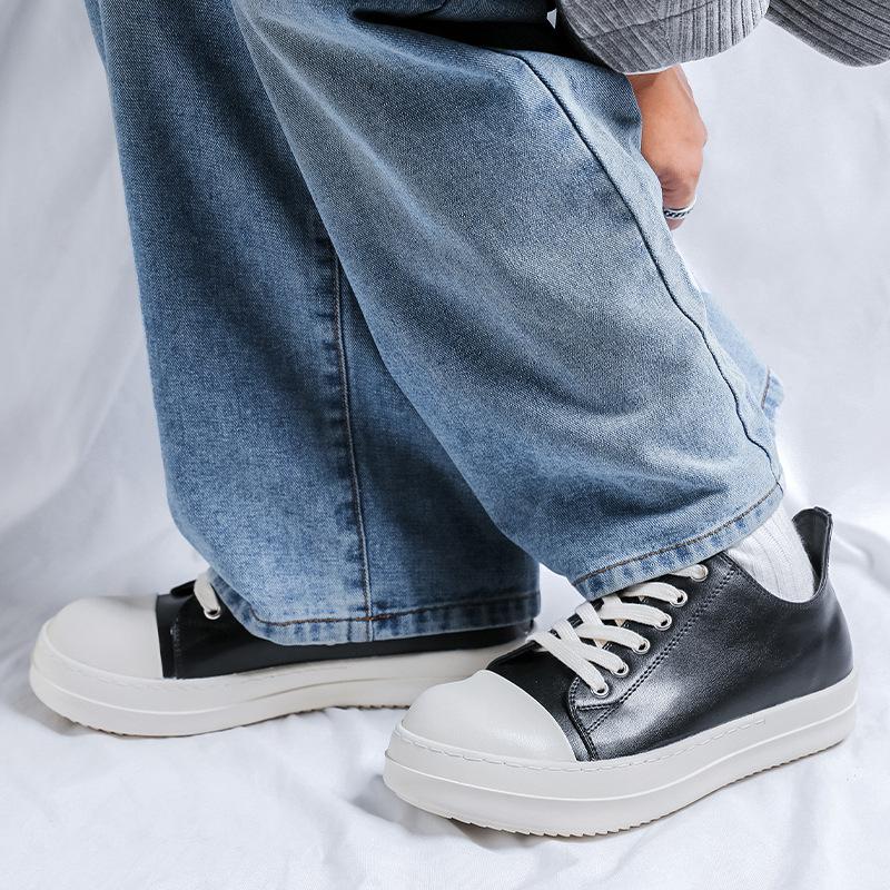 Американские туфли дерби с большой головой, парусиновые туфли с молочной подошвой, минималистичные туфли для езды на велосипеде, мужские кроссовки 6862-R