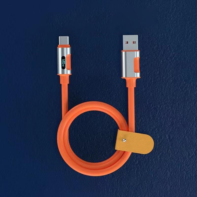 2M 120W цифровой дисплей Usb-C кабель для передачи данных сверхбыстрая зарядка Type-C адаптер разъем для iPhone 15 Pro Max Xiaomi Samsung