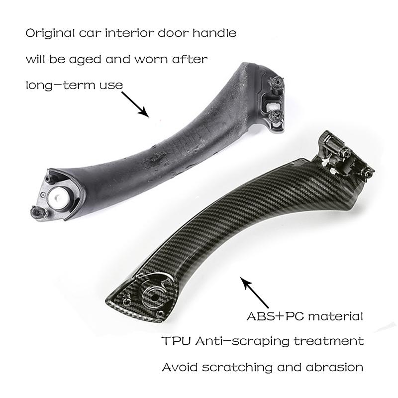 Ручка двери автомобиля для BMW 3 серии E90 E91 05-12, внутренние дверные ручки, замена крышки, ручка двери автомобиля в сборе 330i 325i 328i