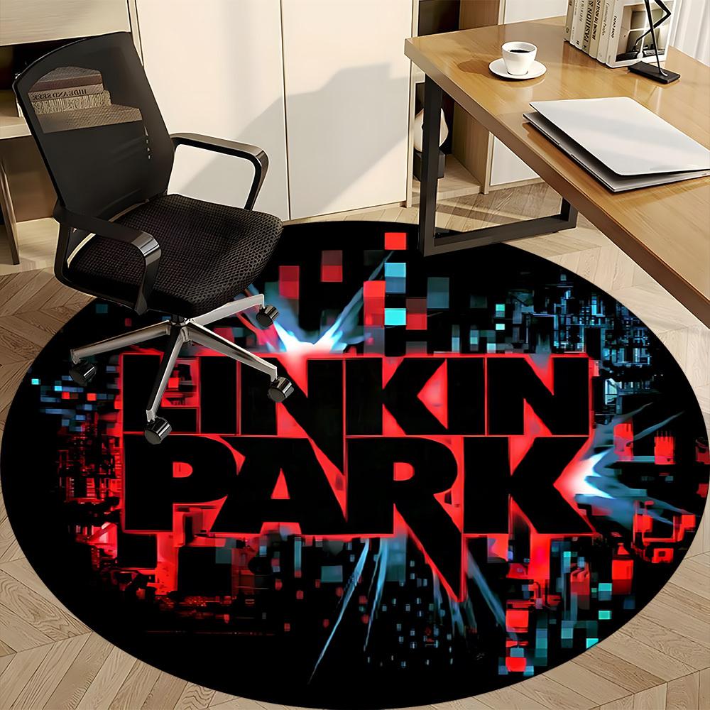 1pc Linkin Park Band MerchandiseChair Carpet for Office, Non-slip, Soft and Durable Office Rug for Interior Decoration, Perfect for Office yy250925102