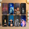 Чехол для телефона Y-Young Miko Do Not Disturb для Samsung S26, S25, S24, S23, S22, S21, S20, Ultra, Plus, FE Черный Мягкий Чехол