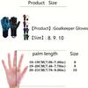 1pc Professional Goalkeeper Gloves Adults  Football Latex Thickened Protection Goalkeeper Soccer Sports Football Goalie Gloves