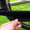 4PC Bicycle Frame Protection Ultralight MTB Bike Frame Protector Chain Rear Fork Guard Cover Cycling Chain Cover Black