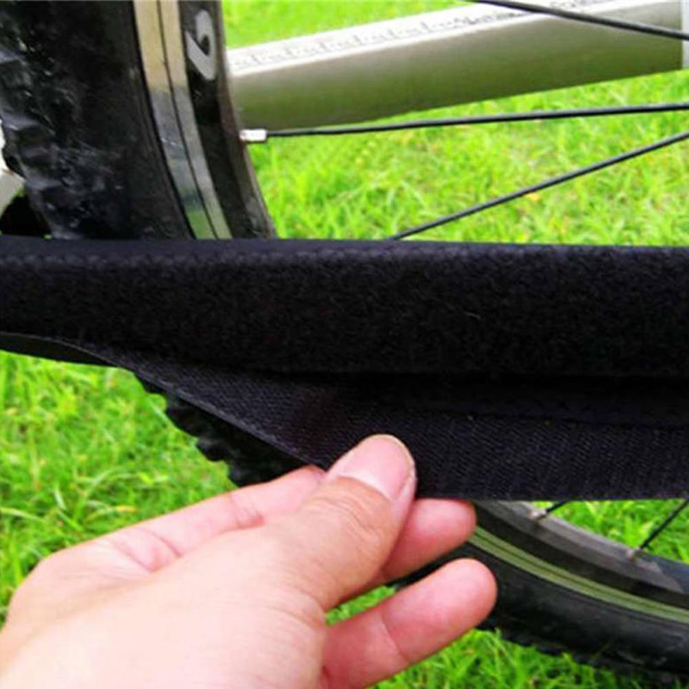 4PC Bicycle Frame Protection Ultralight MTB Bike Frame Protector Chain Rear Fork Guard Cover Cycling Chain Cover Black