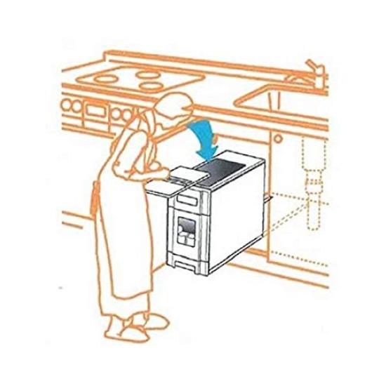 Общая вместимость контейнера для риса SAMICK с направляющей 12 кг 0,5 (банка для риса) РН-680-2