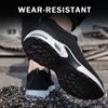 Safety Shoes Men Steel Toe Indestructible Shoes Anti-puncture Work Sneakers Breathable Sefety Work Boots Men Footwear Plus Size