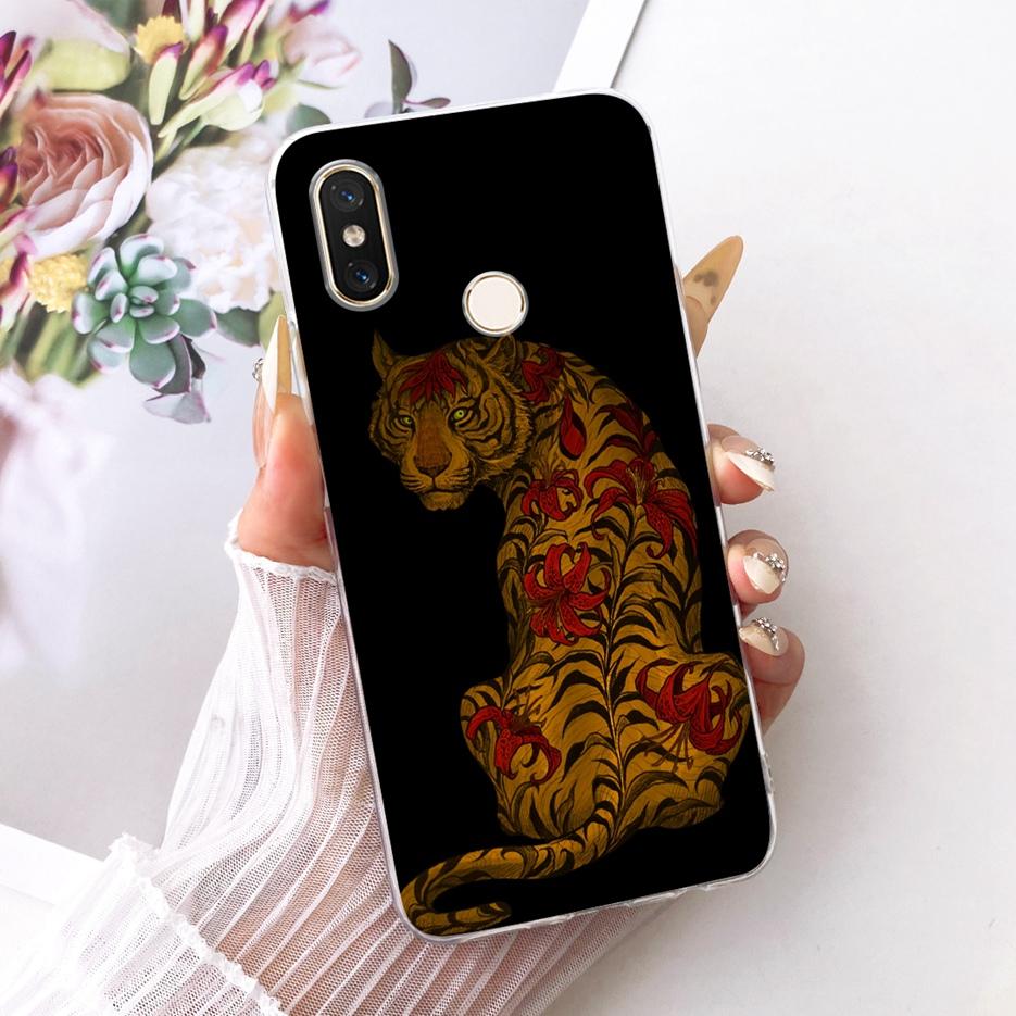 Для Xiaomi Mi 8 Pro Чехол Милый Лев Модный Расписной Чехол Мягкий Тонкий Чехол для Телефона Для Xiaomi Mi 8 Lite 8Lite Mi8 Pro Задняя Крышка Сумки