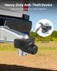 VEVOR Trailer Hitch Lock, Compatible with 58.7 mm Couplers, Heavy-Duty Anti-Theft Trailer Ball Lock with 3 Keys