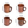 Japanese Style Wooden Tea Cup Handmade Wine Mug Cup Gift Drinking Cup  Restaurant
