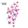 3D Butterfly Wall Decor 12Pcs Decals, Butterflies Stickers, Removable Mural Decor, Decorative Stickers Decals for Home Bedroom Living Room Kids