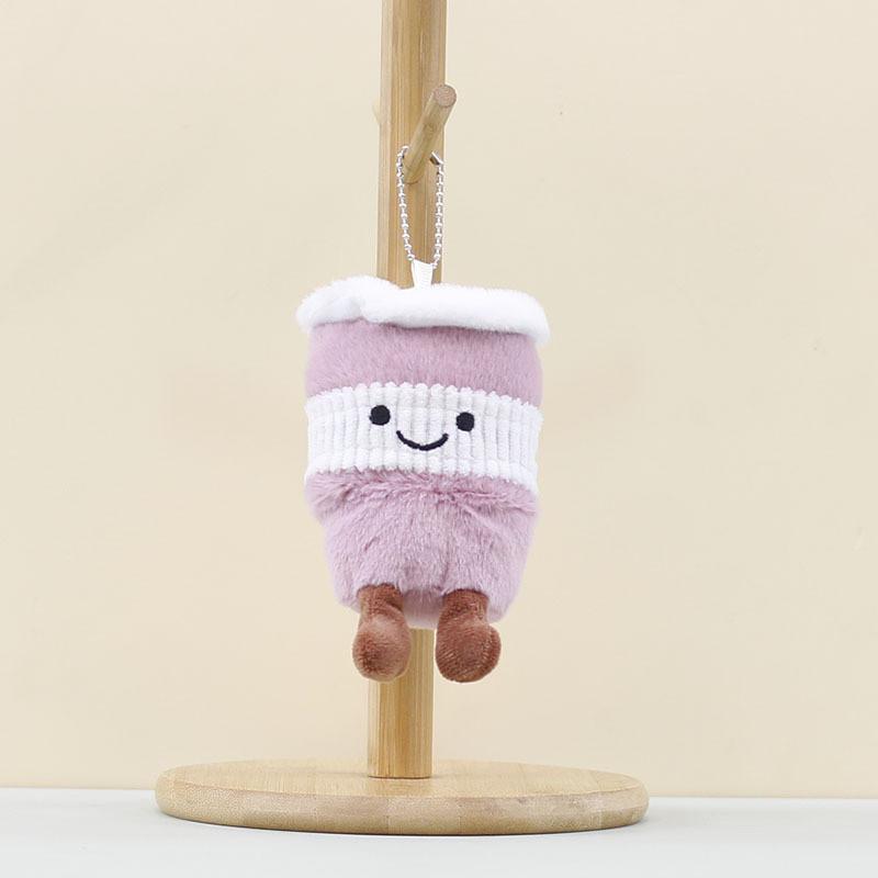 Cute Plush Toy Keychain With Pp Cotton Filling For Girls Bags And Accessories