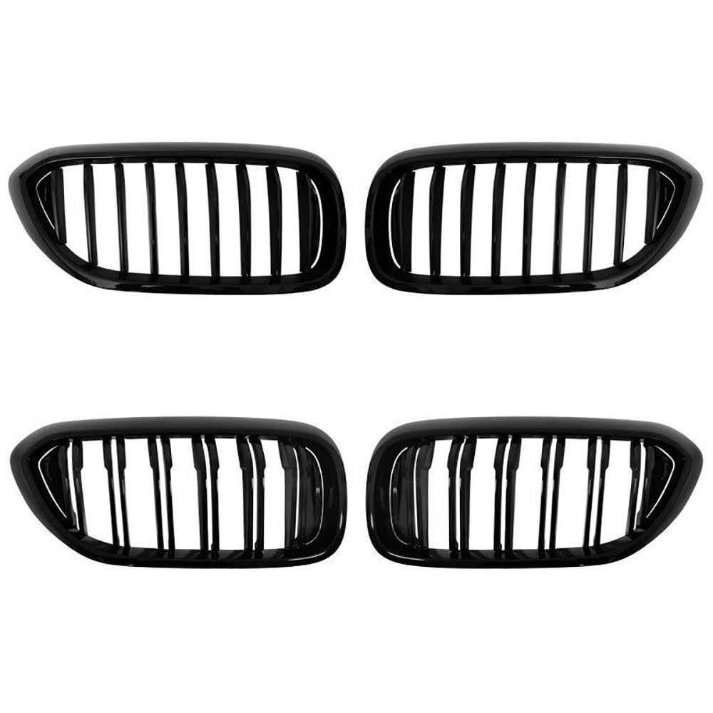 For BMW 5 Series G30 G38 525I 530I 540I 550I 2018-2020 Grilles Gloss Black Grille Car Front Bumper Kidney Grills Racing Grill