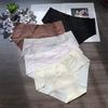 Women's Lace Underwear Seamless Low Waist Briefs Soft Stretchy No Show Bikini Panties Female Invisible Slip Underpants