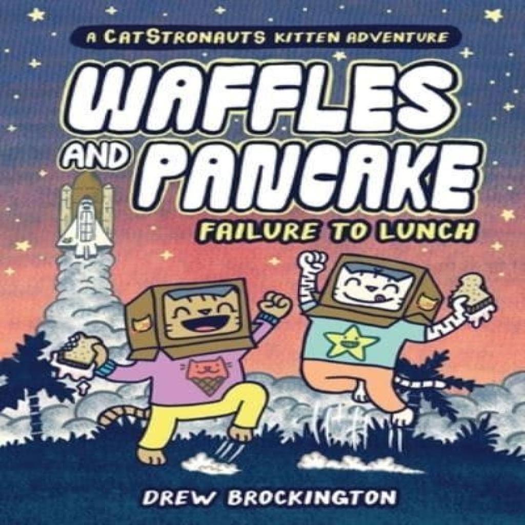 Waffles and Pancake Failure to Lunch A Graphic Novel by Drew Brockington Hardback Book 9780316500494